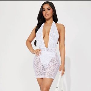 Zuzu mesh mini dress Fashion Nova